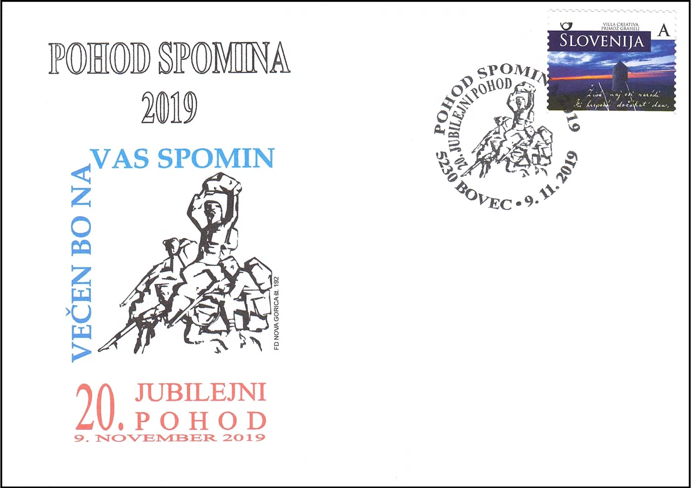 POHOD SPOMINA 2019 20. JUBILEJNI POHOD